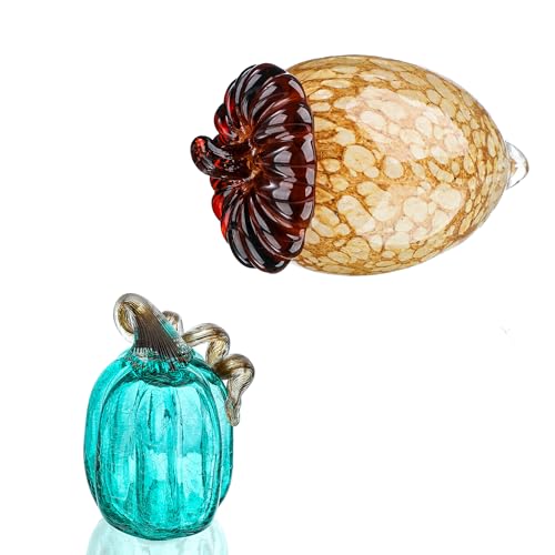 Fall Decorations Bundle with Pumpkins & Acorns - Thanksgiving Table Centerpieces
