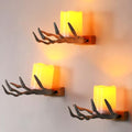 Halloween Wall Decorations Creepy Witch Reaching Hands with Lighted Candles - Gothic Indoor Outdoor Party Decor