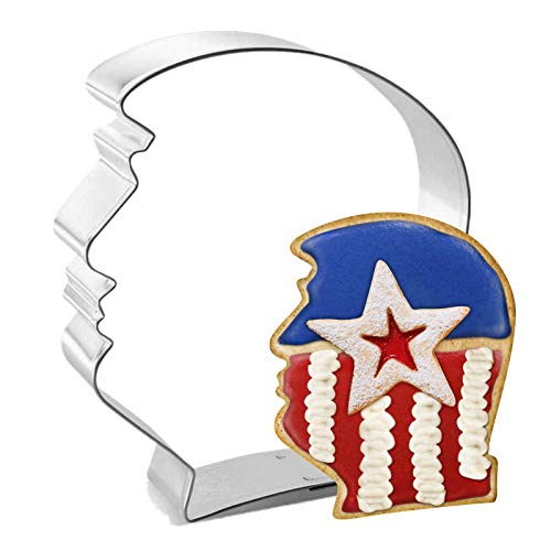 Patriotic USA Stainless Steel Cookie Cutter Mold for Baking & Crafts