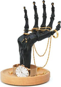 Skeleton Hand Jewelry Holder - Gothic Home Decor - Black Hand Variation