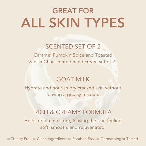 Dionis Goat Milk Hand Cream Pumpkin & Vanilla Chai 1oz (Pack of 2)