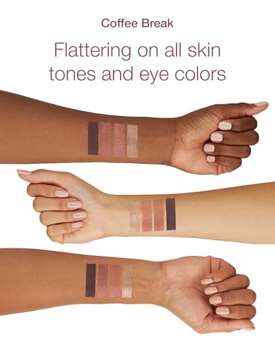 Mineral Fusion Eyeshadow Palette Coffee Break - 0.25 Ounce Vegan Makeup Set