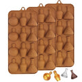 Halloween Silicone Potion Bottle Molds Set - 3pcs Food Grade Candy & Ice Cubes