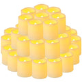 48 Pack Flameless LED Tea Light Candles - Battery Operated, Flickering, Waterproof, 1.8 Inch, Long-Lasting, Outdoor & Indoor Decor