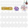 Sublimation Blanks for Christmas & Holiday Decorations - 48 Pcs PVC Ornaments