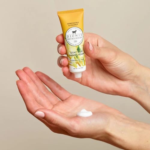 Dionis Goat Milk Honeysuckle & Coconut Hand Cream and Mango Madness Lip Balm Set