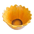 Sunflower-Shaped Candy Bowl - 6-Inch Porcelain Snack Dish, 1 PC