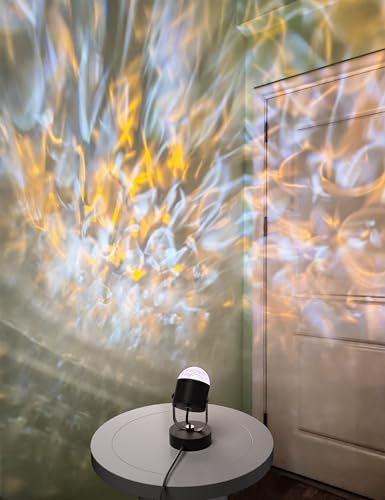 Joyzy Plug-in Ocean Wave Table Lamp Water Ripple Black - Mood Lighting