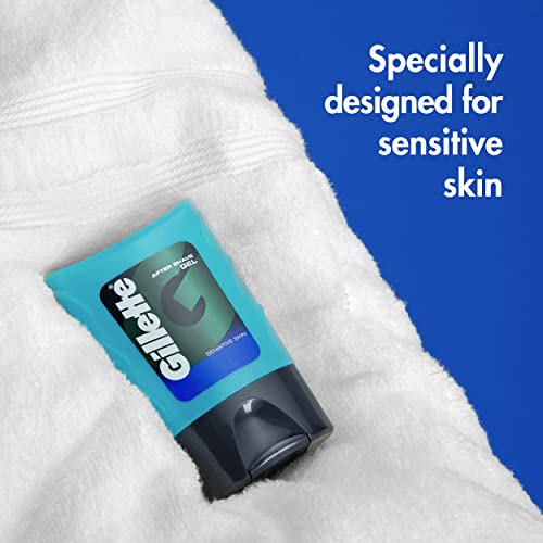 Men's After Shave Gel - Calms Sensitive Skin, Refreshing, 2.5 oz Pack of 6