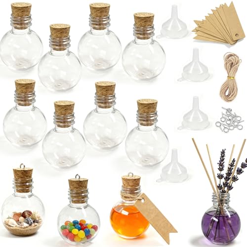 Mini Plastic Potion Bottles with Corks & Accessories - Variation B