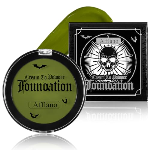 Olive Green Face & Body Paint for Halloween SFX Makeup, Non-Toxic, Long-Lasting
