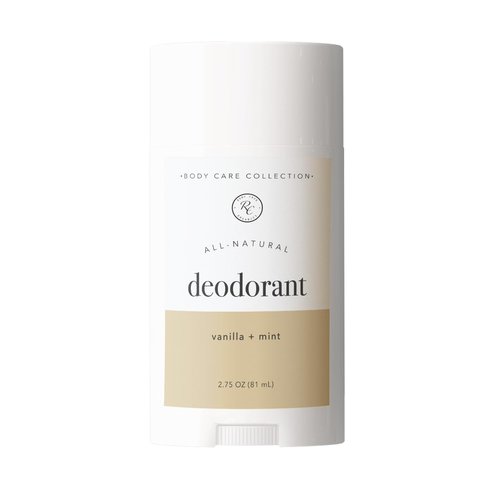 Rowe Casa Organics Vanilla & Mint Natural Deodorant - Paraben-Free, Refreshing Scent, 3 oz