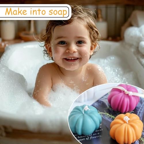 Pumpkin Silicone Molds for Chocolate and Baking - Fall & Halloween Themed, 2 Pack - Style 16
