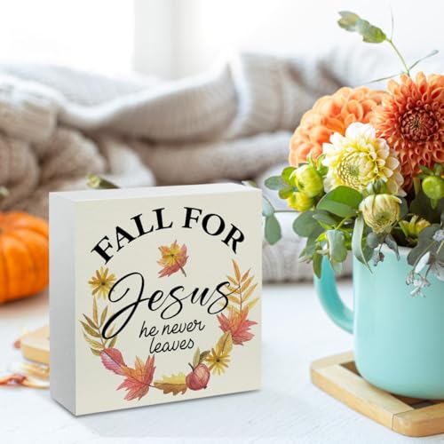 Fall Leaves Wooden Decor for Home and Gifts - Rustic Autumn Accent