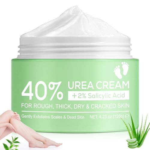 Urea Cream 40% for Cracked Heels and Dry Skin - 4.23 oz