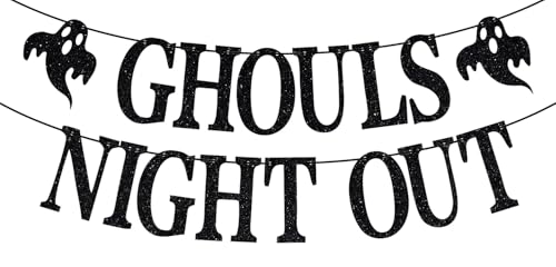 Halloween Ghost Bachelorette Party Banner - Ghouls Night Out Decoration