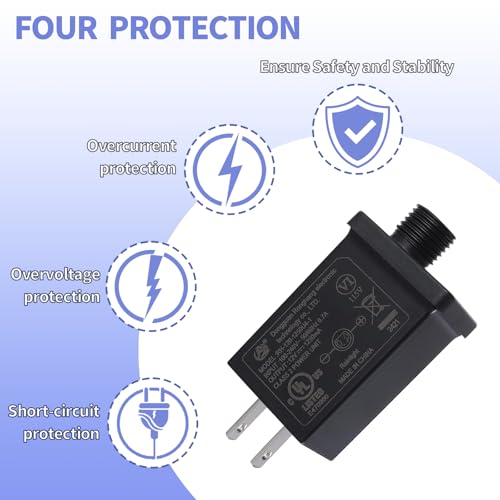 4-Pack Outdoor Inflatable Yard Power Adapter - 12V 1.25A Waterproof Transformer for Holiday Decorations - Variation 4