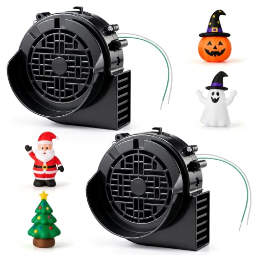 12V 1.5A Inflatable Blower Replacement Fan for Holiday Inflatables - 2 Pack