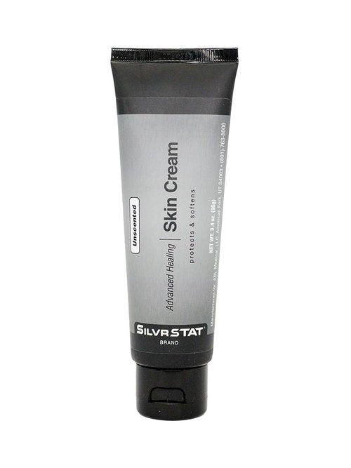 SilvrSTAT Advanced Healing Skin Cream with Silver, Vitamin E, & Hyaluronic Acid Which Promotes Natural Healing | Unscented | 3.4 oz