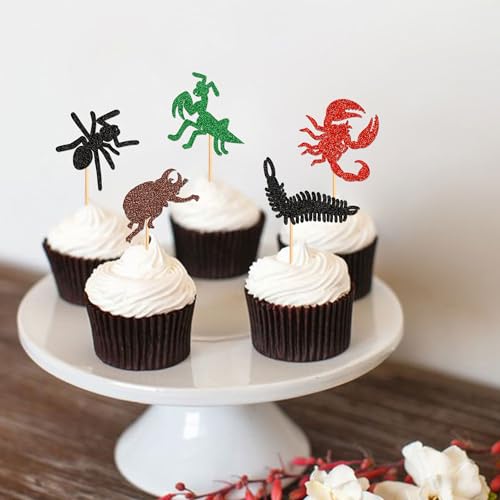 Animal Cupcake Toppers 30 Pack Kids Birthday Party Decorations