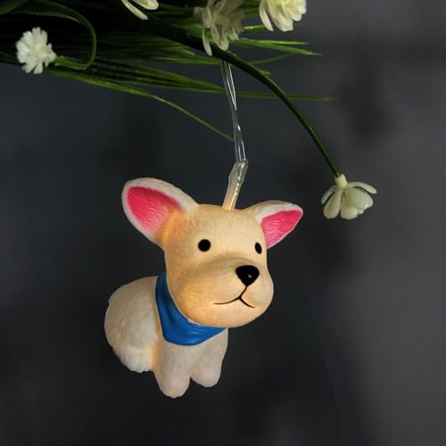 Cute Labrador Dog String Light 1.65M Battery-Operated Night Light with Timer