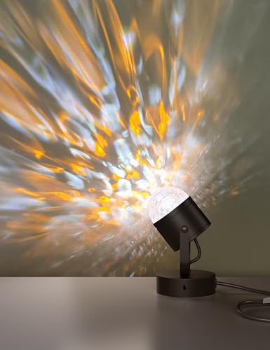 Joyzy Plug-in Ocean Wave Table Lamp Water Ripple Black - Mood Lighting