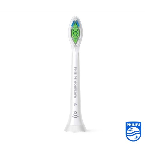 Philips Sonicare Sonic Toothbrush Heads - Optimal White Standard 6-Pack in Black (Model HX6066/10)
