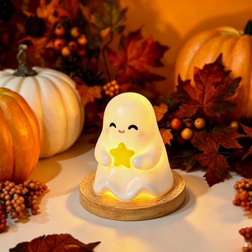 Mini Ghost Figurine Halloween Home Decoration - White2