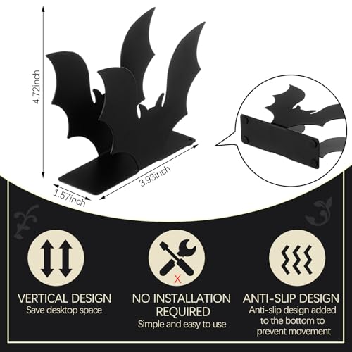 Gothic Bat Napkin Holder - Metal Table Tissue Dispenser for Home & Dining
