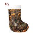 Personalized Christmas Stocking Large 18'' with Camo Deer Design - Holiday Decor