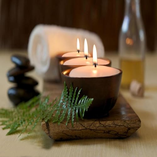 36 Pack White Floating Candles - Unscented, Drip-Free, Long-Lasting 3-Inch Decor
