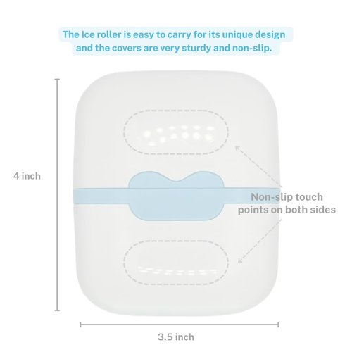 SSENNA 2in1 Ice Roller for Face and Body Shaping, Cooling Therapy - Reduce Puffiness and Skin Tightening, Self-care Gift
