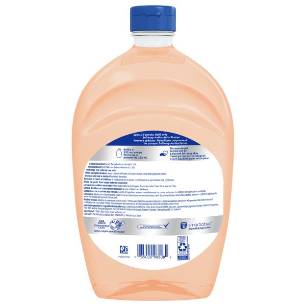 Softsoap Antibacterial Hand Soap Refill 50oz - Crisp Clean Scent