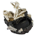 Halloween Skull Ashtray with Skeleton Pot - Resin Skeleton Decor Styel 1