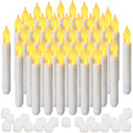 48 Pack Battery Operated Flickering LED Taper Candles Halloween Christmas Home Decor - Variation of THIS listing