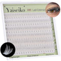 White Lash Clusters 13 50P-White Lash Clusters 10-18MM Wispy Reusable Eyelash Extensions - DIY Cosplay Makeup