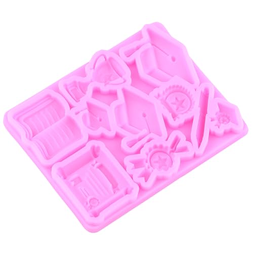 Graduation Theme Silicone Molds 3D Grad Cap Fondant Mold - Style D