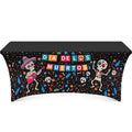 Dia De Los Muertos Tablecloth - 6ft Sugar Skull Mexican Holiday Decor - Variation of THIS listing