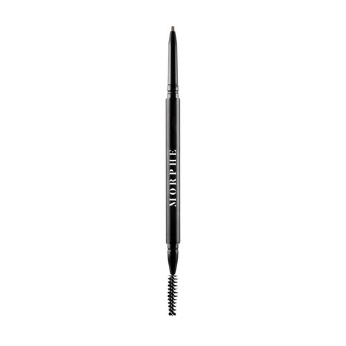 Morphe Micro Dual Eyebrow Pencil - Ultra-Precise Dual-Ended Brow Tool - Long-Lasting, Richly Pigmented Formula - Java (0.003 oz)
