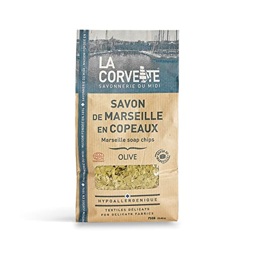 La Corvette, bag of Marseille soap chips OLIVE, 750g