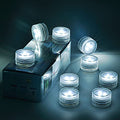White Submersible Waterproof Halloween Pumpkin Jack O Lantern Lights - 20 Pack