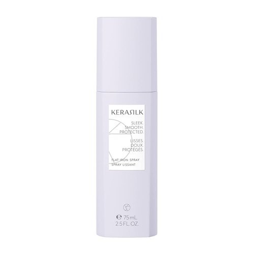 KERASILK Flat Iron Spray - Smooths Hair & Flyaways | Humidity & Heat Protection | 75ml