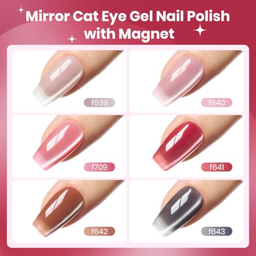 Beetles Cat Eye Gel Nail Polish Set - Porcelain Glow Variation 0-0-0