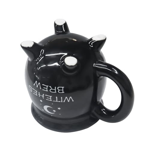 Witch Brew Cauldron Coffee Mug - 10oz Ceramic Halloween Drinkware