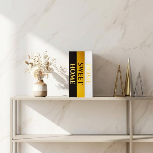 Decorative Faux Books Set of 3 HOME SWEET HOME Home Decor Coffee Table Centerpiece