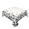 Halloween Tablecloth Square 54x54 Inch Black Bats Farmhouse Decor - Sorktse