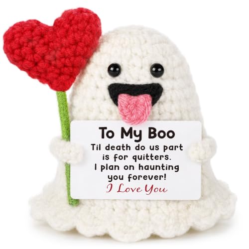 To My Boo Crochet Ghost Romantic Halloween Gift for Couples - Spooky Love Keepsake