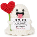 To My Boo Crochet Ghost Romantic Halloween Gift for Couples - Spooky Love Keepsake
