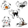 Halloween Cookie Cutter Set 9Pcs Stainless Steel Shapes for Party Baking