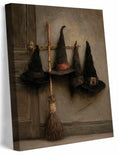 Witch Hat Canvas Wall Art - Gothic Spooky Decor, 16x12 Inch Variation of THIS Listing